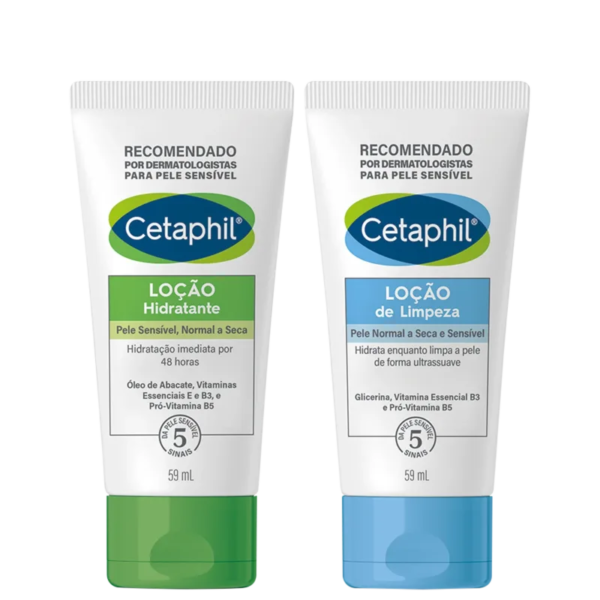Kit Cetaphil Pele Limpa e Hidratada Duo (2 Produtos)
