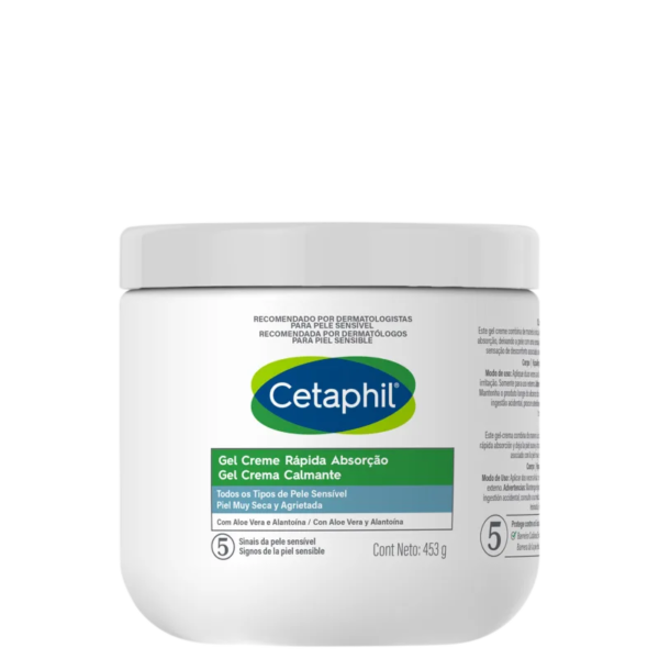 Cetaphil com Aloe Vera Rápida Absorção – Gel Creme Hidratante Corporal 226g - Imagem 5