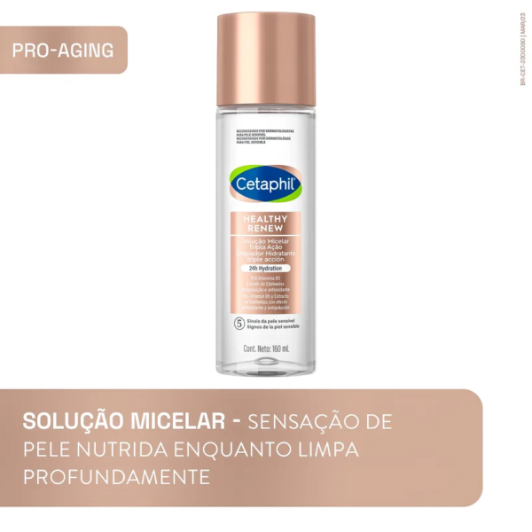 Cetaphil Healthy Renew Tripla Ação – Solução Micelar Hidratante 160ml - Imagem 2