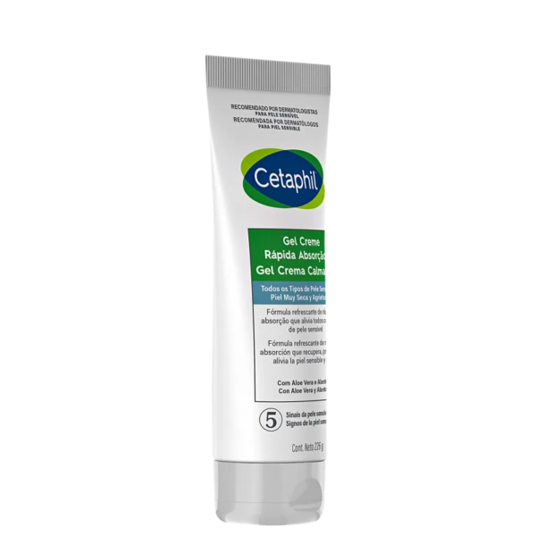 Cetaphil com Aloe Vera Rápida Absorção – Gel Creme Hidratante Corporal 226g - Imagem 3