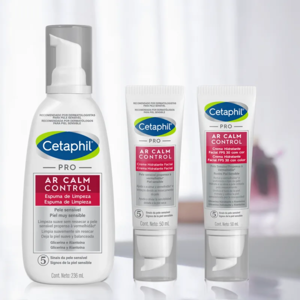Cetaphil Pro AR Calm Control – Espuma de Limpeza Facial 236ml - Imagem 4