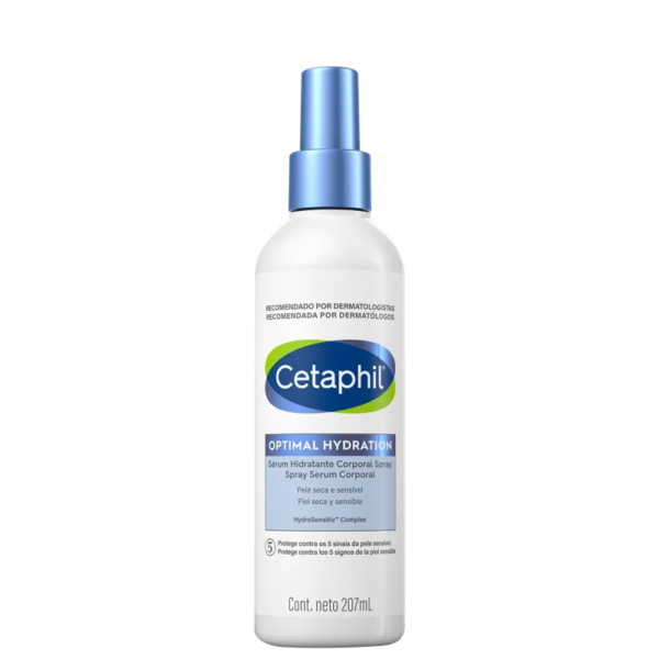 Cetaphil Optimal Hydration com Ácido Hialurônico – Sérum Hidratante Corporal Spray 207ml