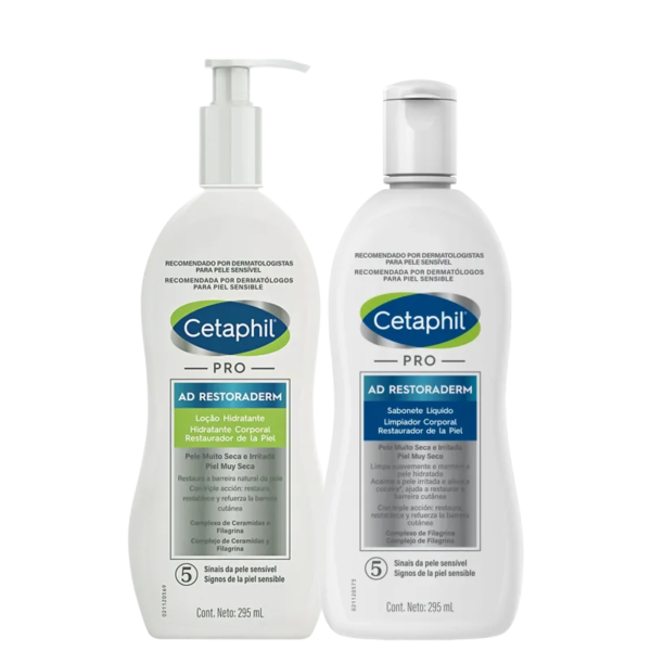 Kit Cetaphil Pro AD Restoraderm (2 Produtos)