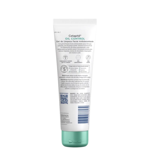 Cetaphil Oil Control – Gel de Limpeza Facial 124ml - Imagem 2