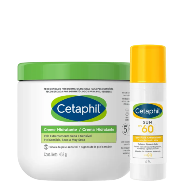 Kit Cetaphil Hidratação e Proteção Solar Duo (2 Produtos)