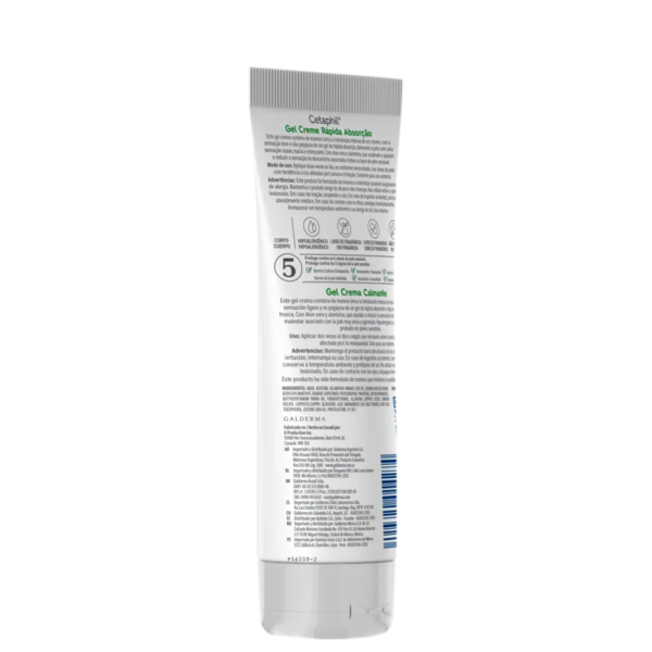 Cetaphil com Aloe Vera Rápida Absorção – Gel Creme Hidratante Corporal 226g - Imagem 2