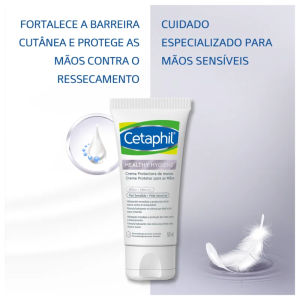 Cetaphil Healthy Hygiene – Creme Hidratante para as Mãos 50ml - Imagem 5